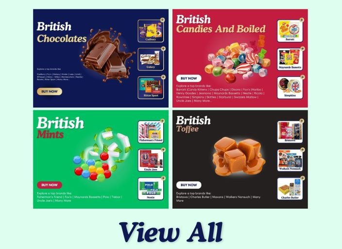 British Sweets & Chocolates - British Food Supplies