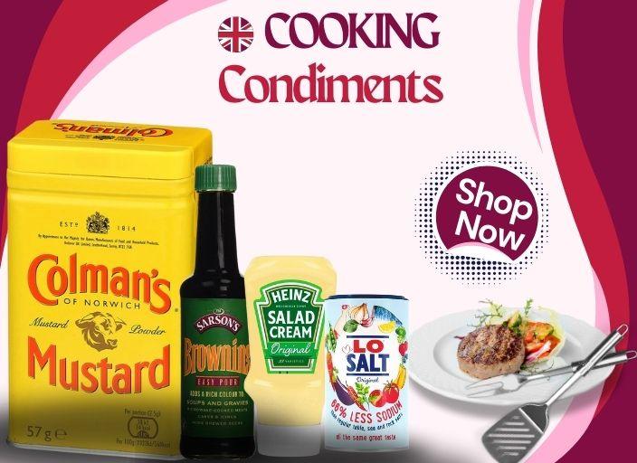 Condiments - Cooking - British Food Supplies