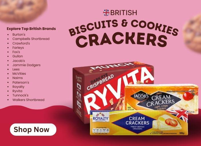 Crackers - Biscuits & Cookies - British Food Supplies