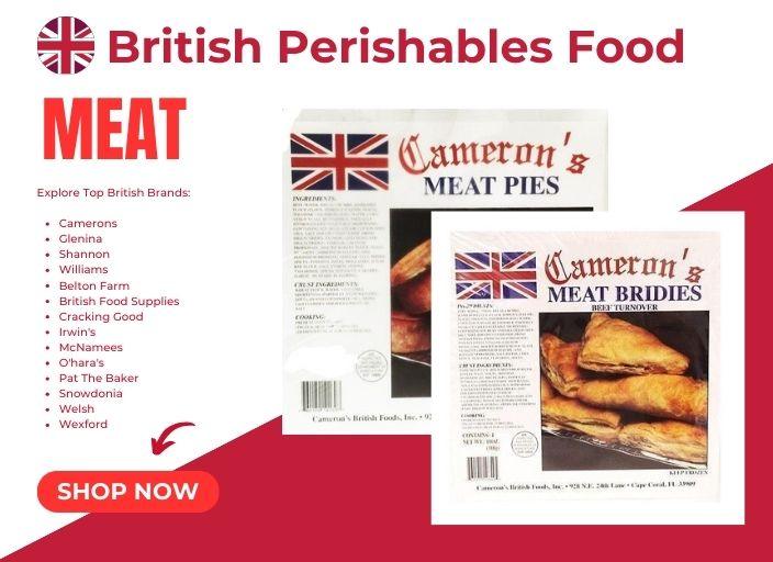 Meat - British Perishables Food - British Food Supplies