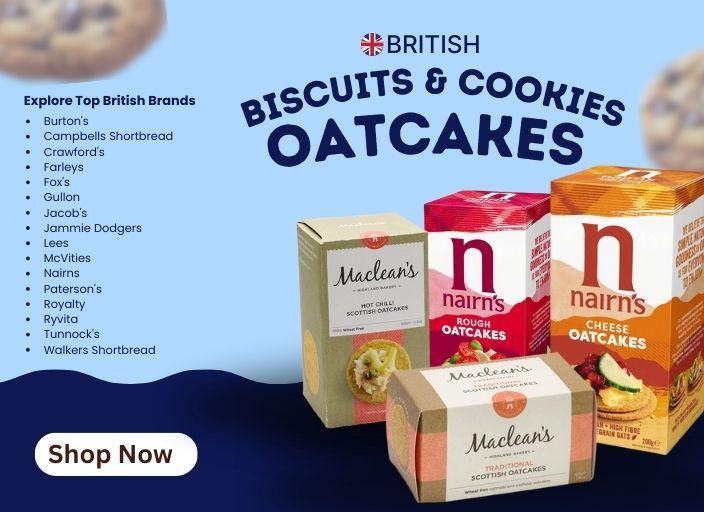Oatcakes - Biscuits & Cookies - British Food Supplies