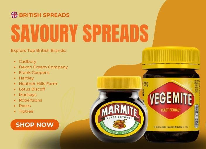 Savoury Spreads - British Spreads - British Food Supplies