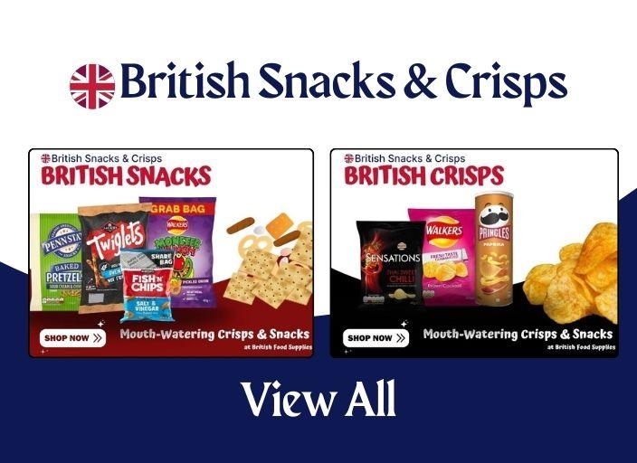 British Snacks & Crisps - British Food Supplies