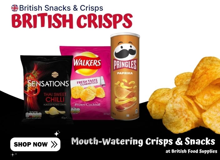 British Crisps - British Snacks & Crisps | British Food Supplies.