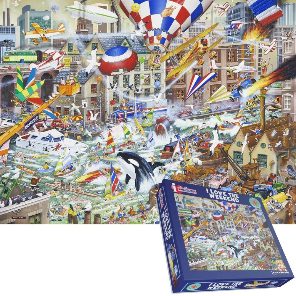 Mike Jupp I Love the Weekend 1000 Piece Jigsaw Puzzle