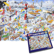 Mike Jupp I Love Boats 1000 Piece Jigsaw Puzzle