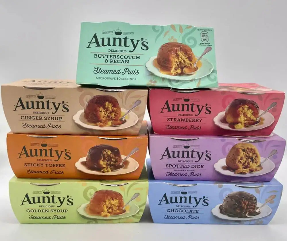 Auntys Spotted Dick Steamed Pudding 2 X 95g