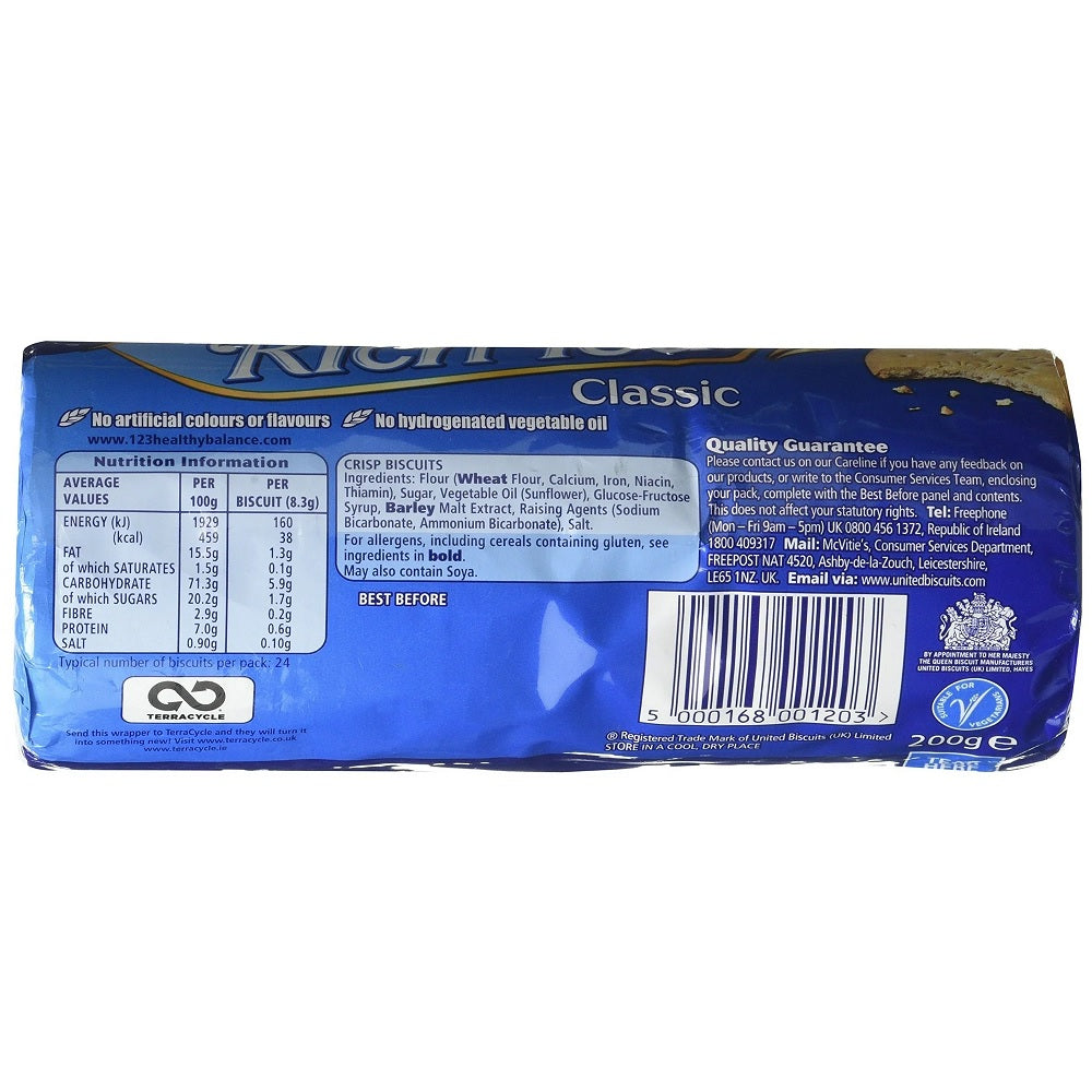McVities Rich Tea Classic Biscuits 200g