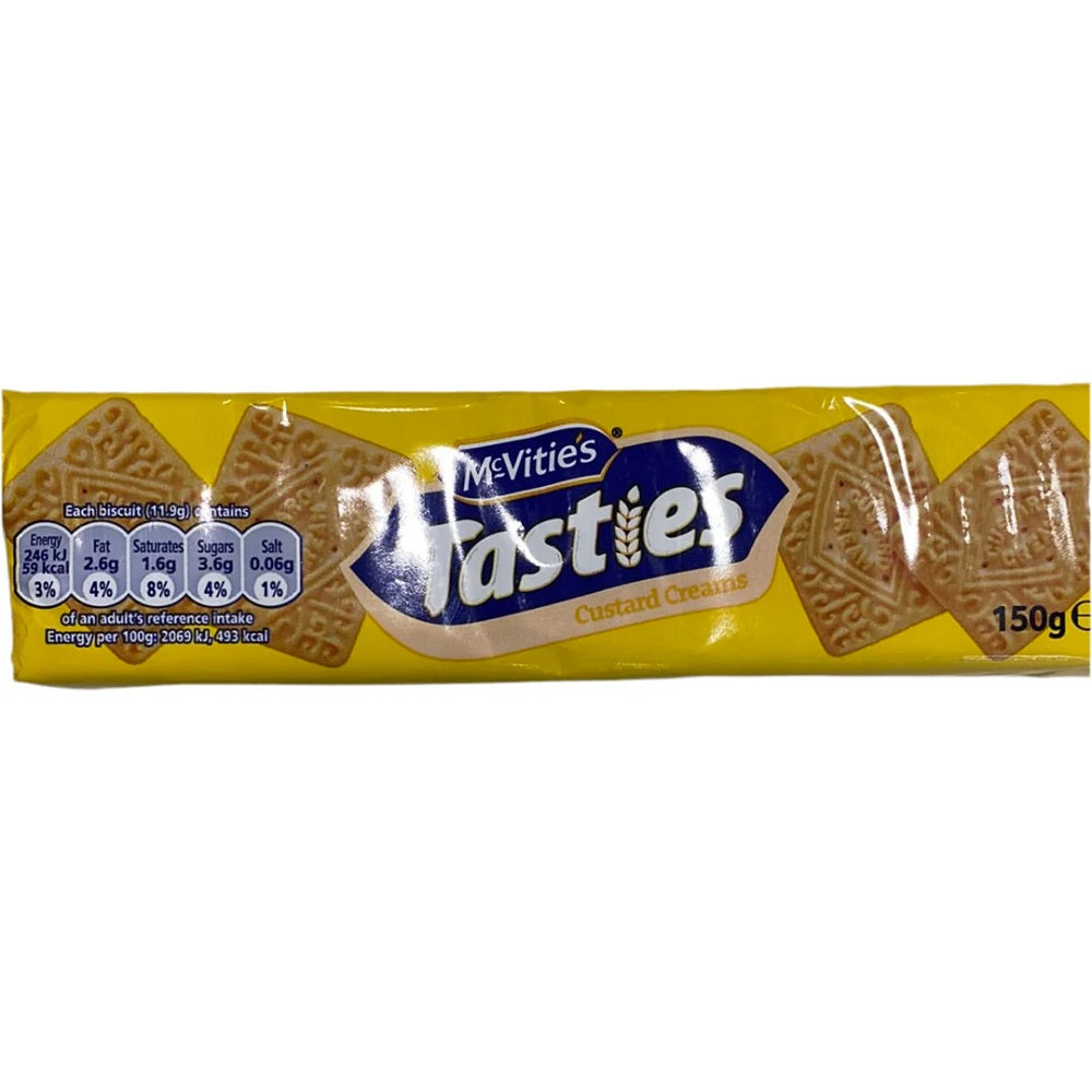 Mcvities Tasties Custard Creams Biscuits 150G