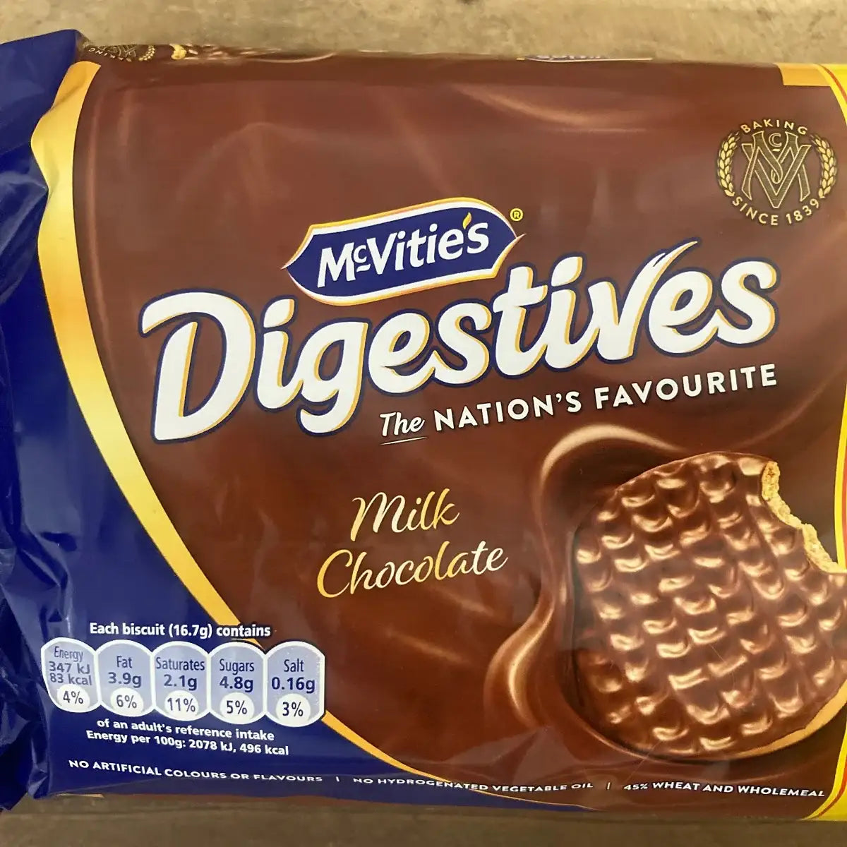 McVitie's Milk Chocolate Digestives Biscuits Twin Pack (2 x 316g) 632g