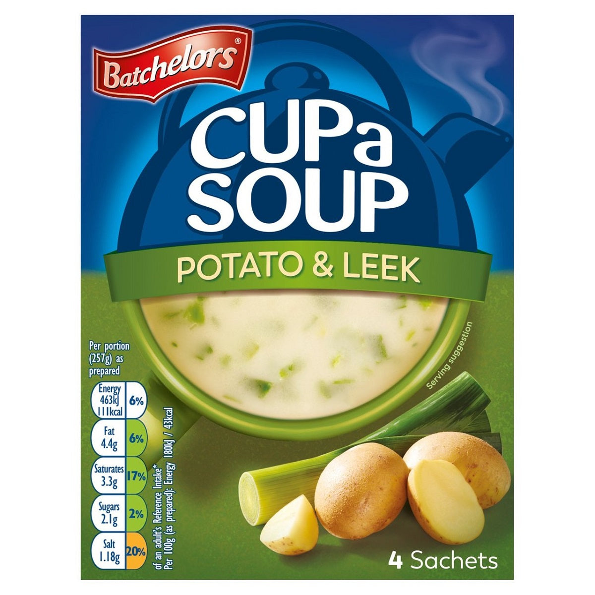 Batchelors Cup a Soup Creamy Potato & Leek 107g product image