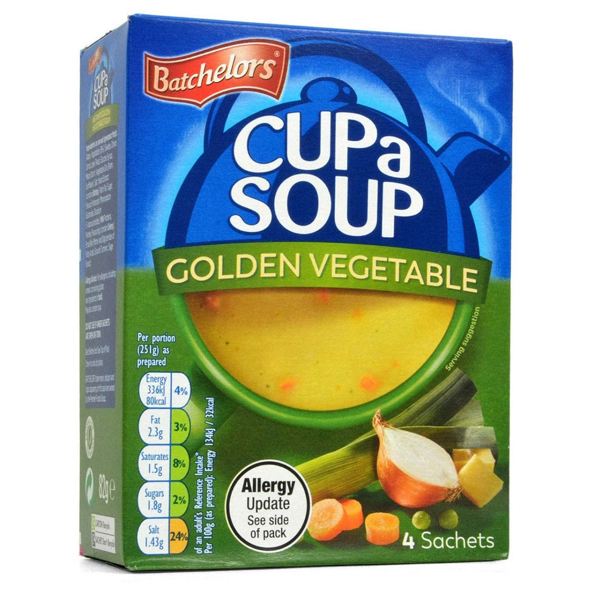 Batchelors Cup a Soup Golden Vegetable 4's - 82G product image