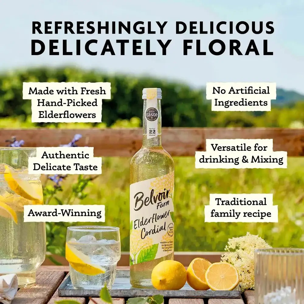 Belvoir Fruit Farms - Cordials - Organic Elderflower - 500ml