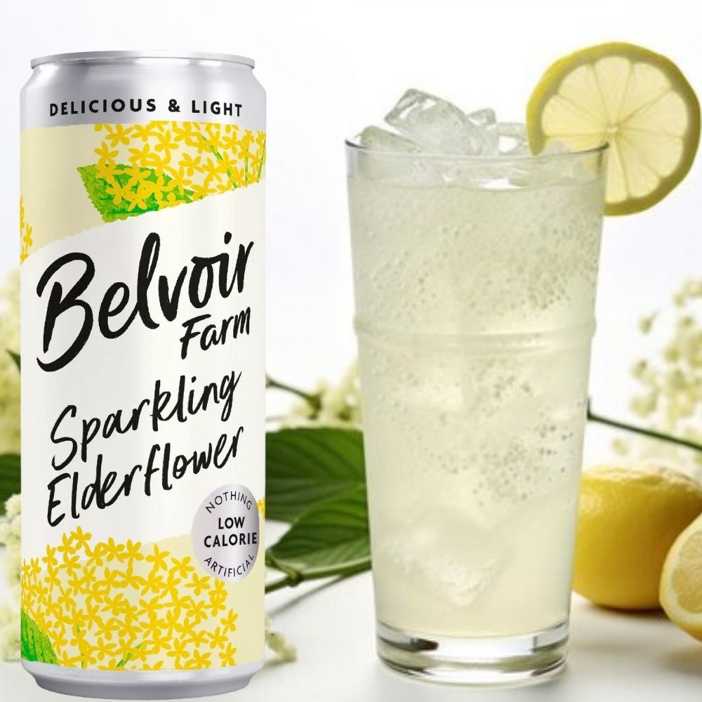 Belvoir Farm Sparkling Elderflower Cans 330ml
