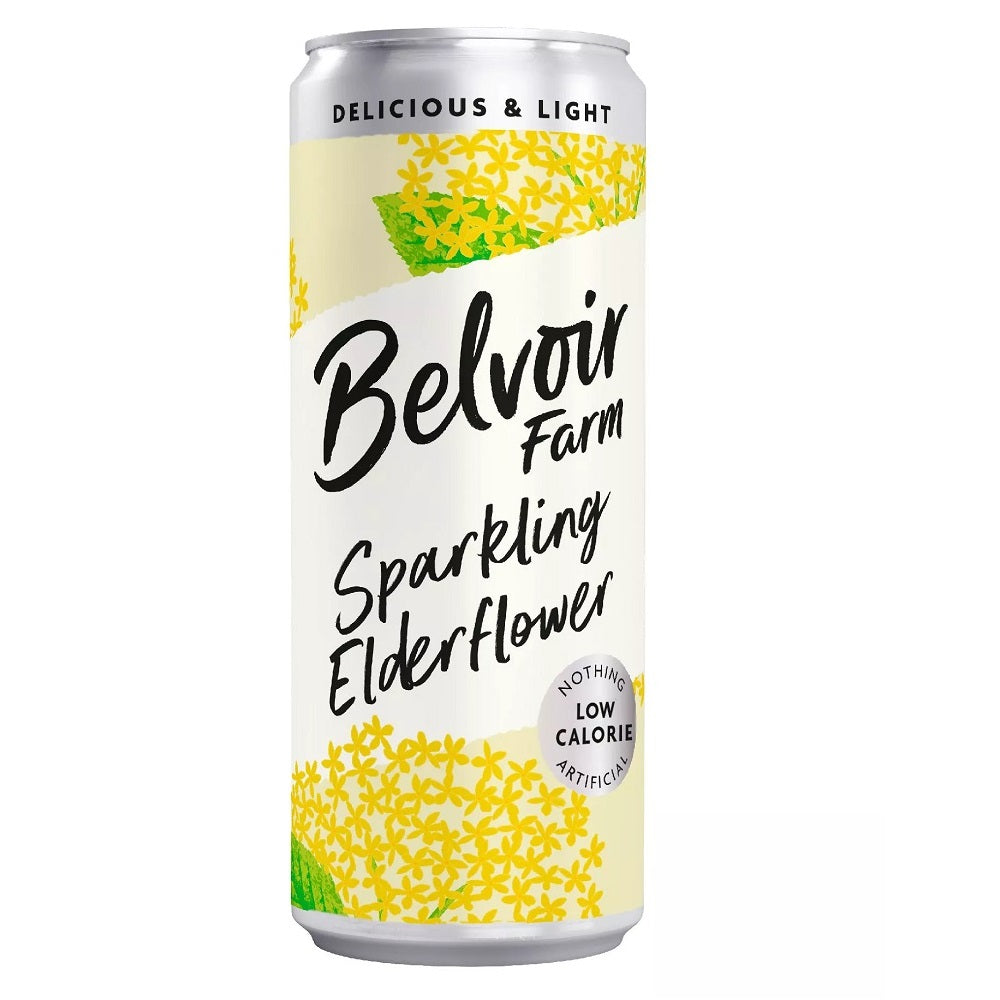 Belvoir Farm Sparkling Elderflower Cans 330ml