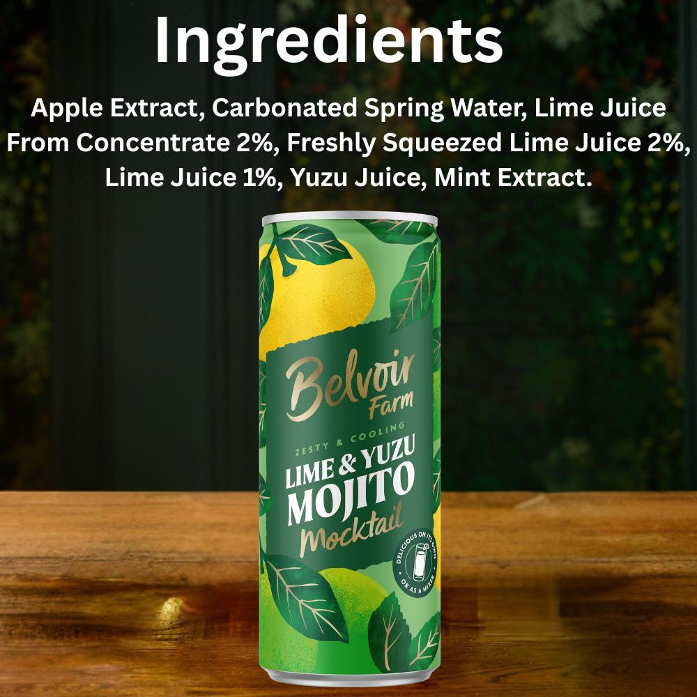 Belvoir Lime & Yuzu Mojito Can 250ml