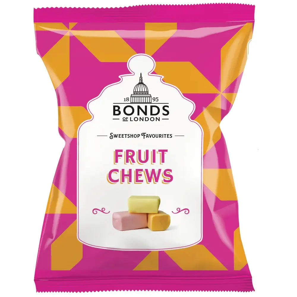 Bonds of London Fruit Chews Sweets Bags 120g