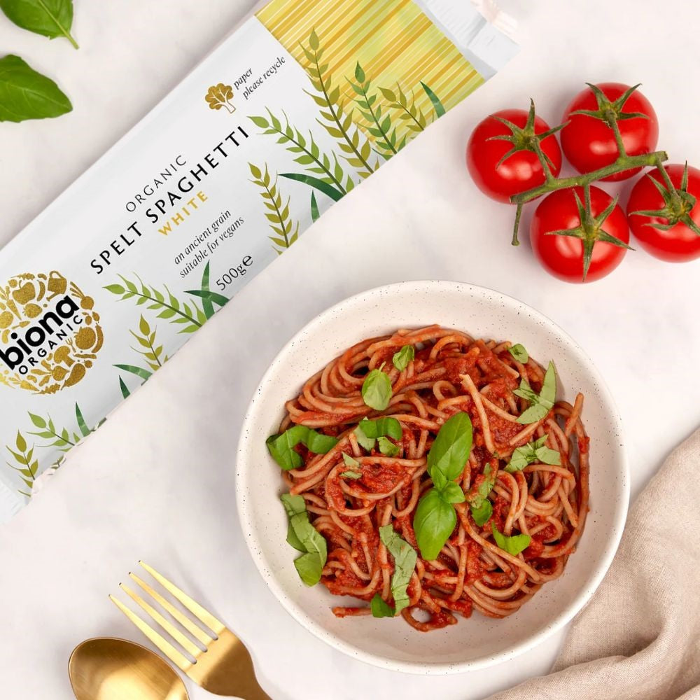 Biona Organic Spelt Spaghetti - White Pasta - 500g