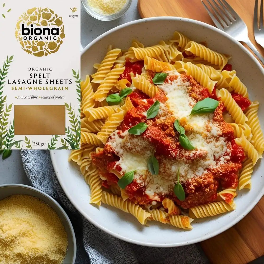 Biona Organic Spelt Lasagne Pasta 250g