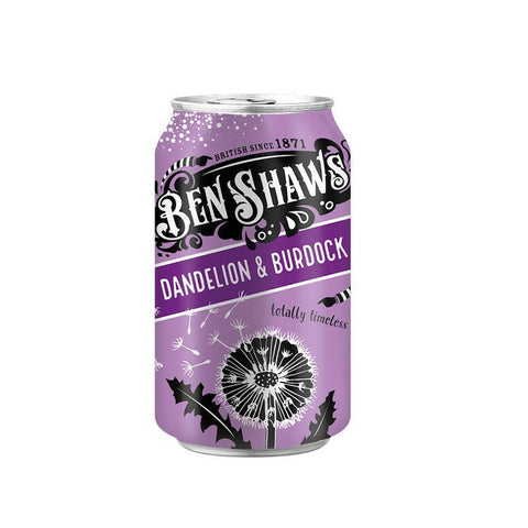 Benshaws Dandelion & Burdock Classic Cans 330ml - British Food Supplies