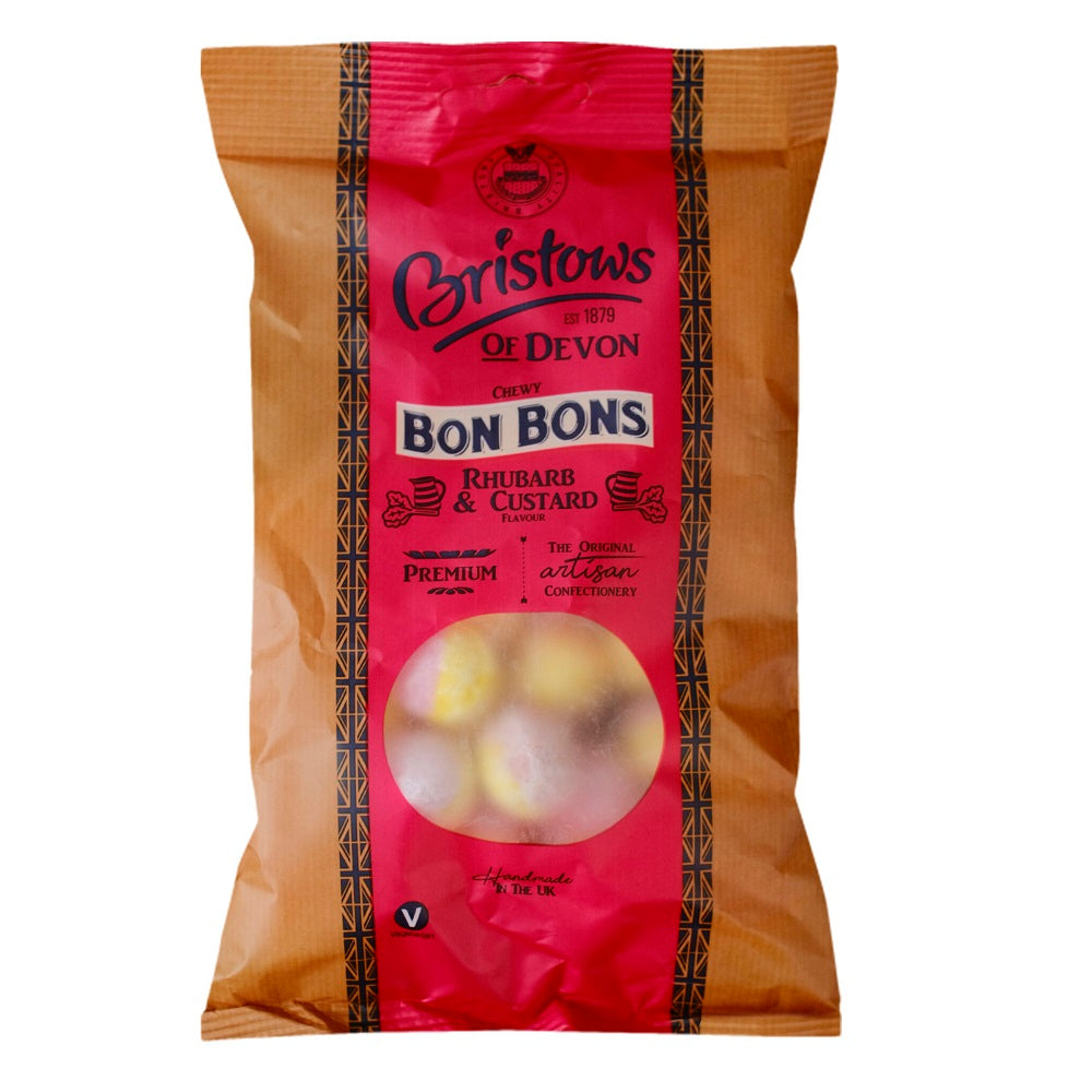 Bristows Chewy Rhubarb & Custard Bon Bons 150G product image