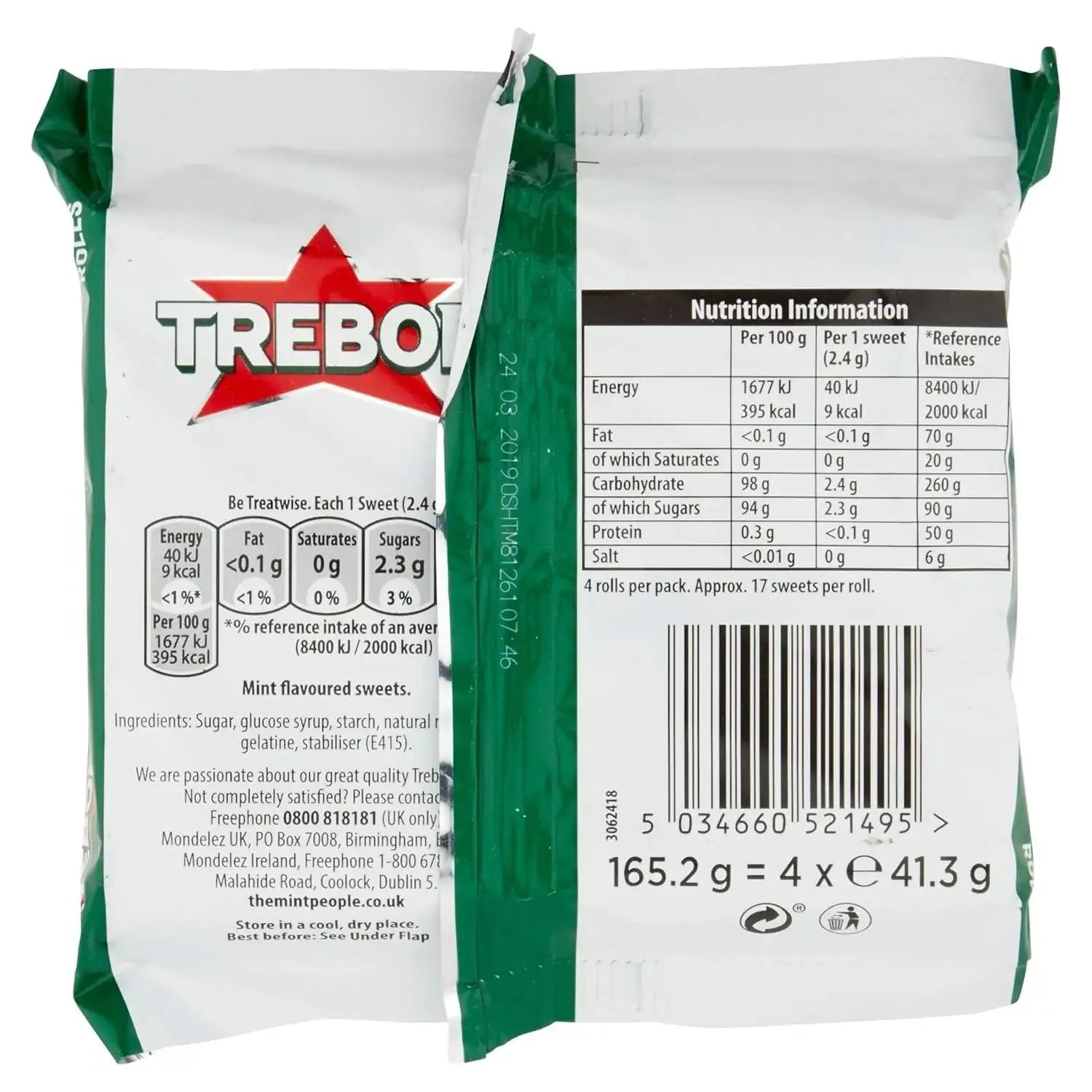 Trebor Extra Strong Mints 166g