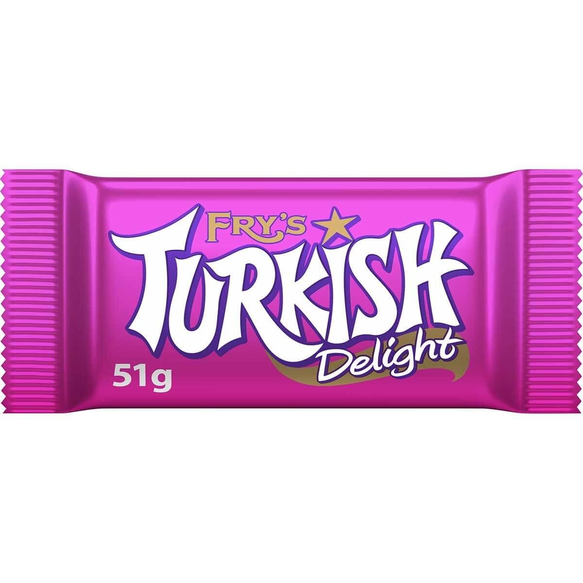 Frys Milk Chocolate Turkish Delight Rose Flavour 51G