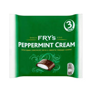 Fry's Peppermint Cream 3 Pack 147g – rich dark chocolate with smooth peppermint fondant centre.