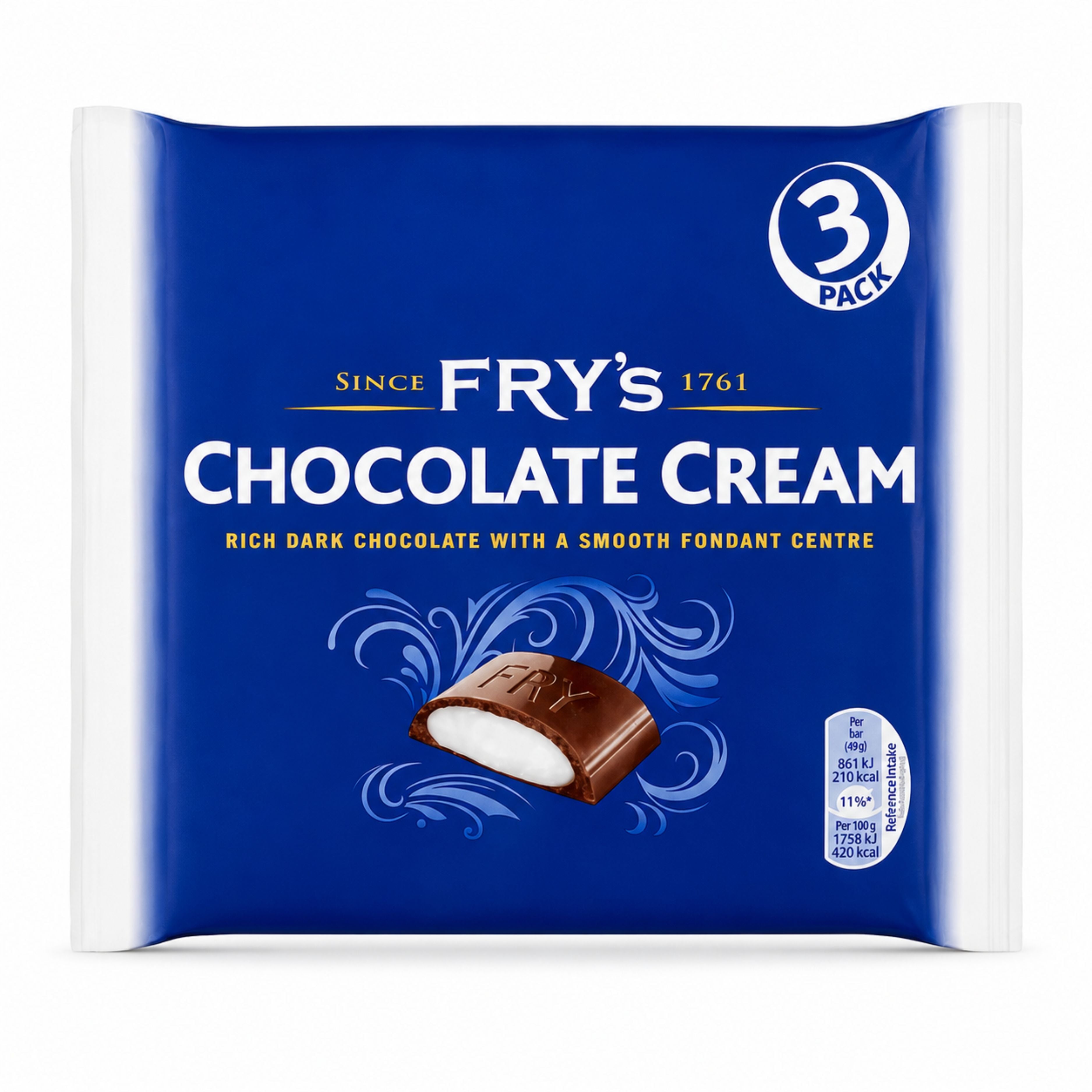 Fry'S Chocolate Cream (3 x 49g ) 147g product image