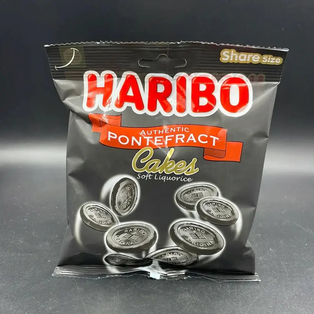 Haribo Authentic Pontefract Cakes Soft Liquorice Bag 160g