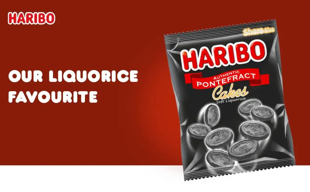 Haribo Authentic Pontefract Cakes Soft Liquorice Bag 160g