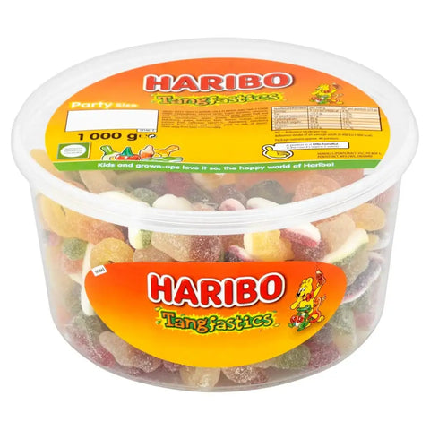 Haribo Tangfastics Original Sour Sweets Tub 1000g