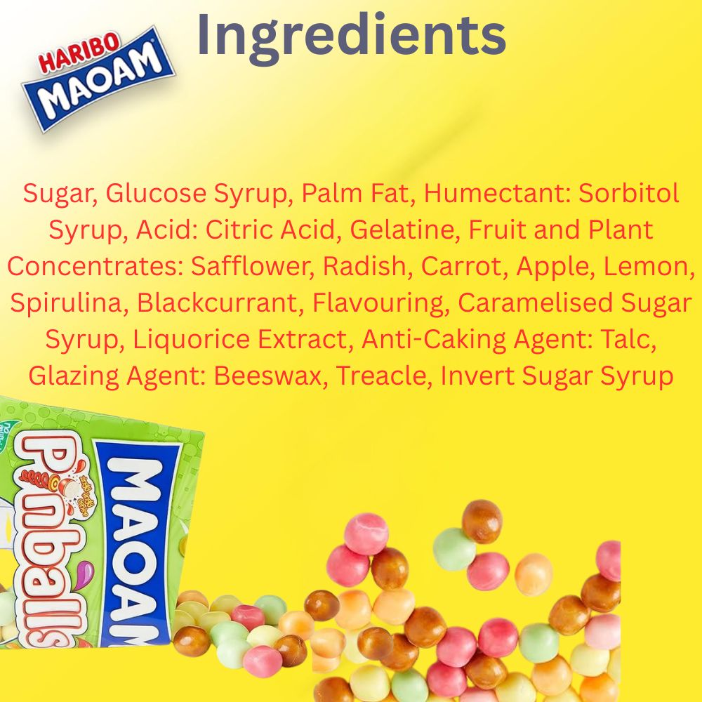 Haribo Maoam Pinballs Chewy 140g