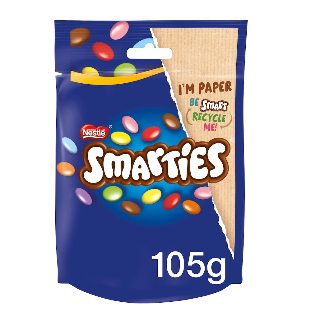 Smarties Milk Chocolate Sharing Bag 105g