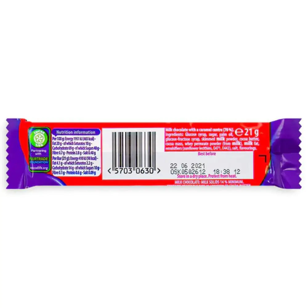 C'bury Chomp Chocolate Bar 21g