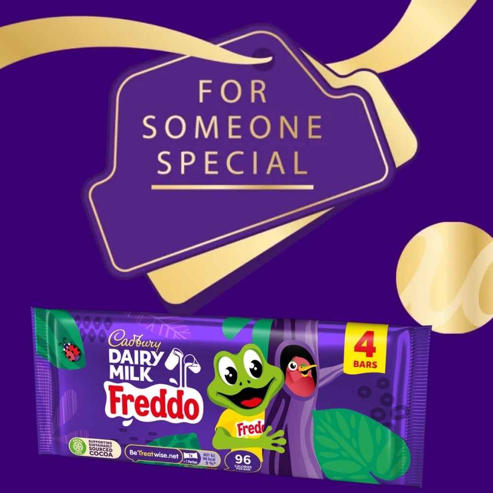 C'bury Freddo Chocolate Bar 4pk 72g