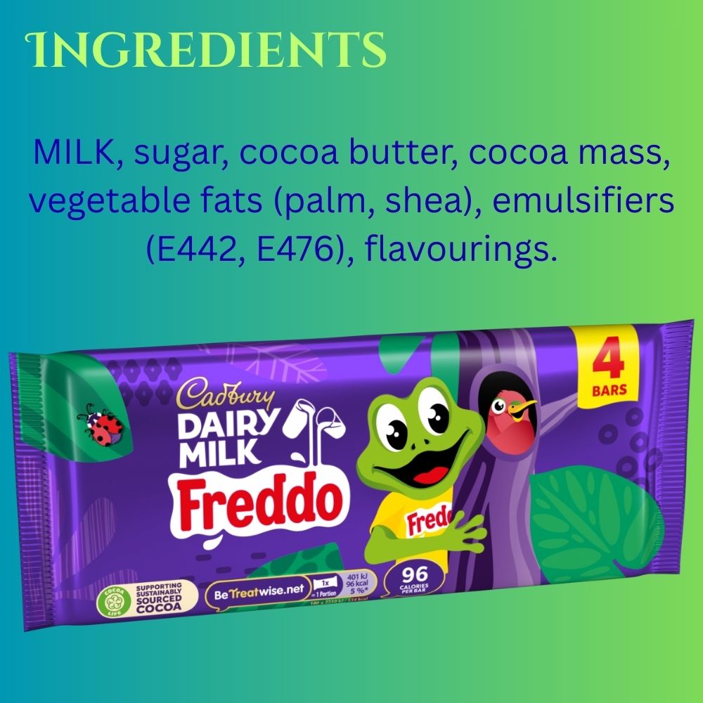 C'bury Freddo Chocolate Bar 4pk 72g