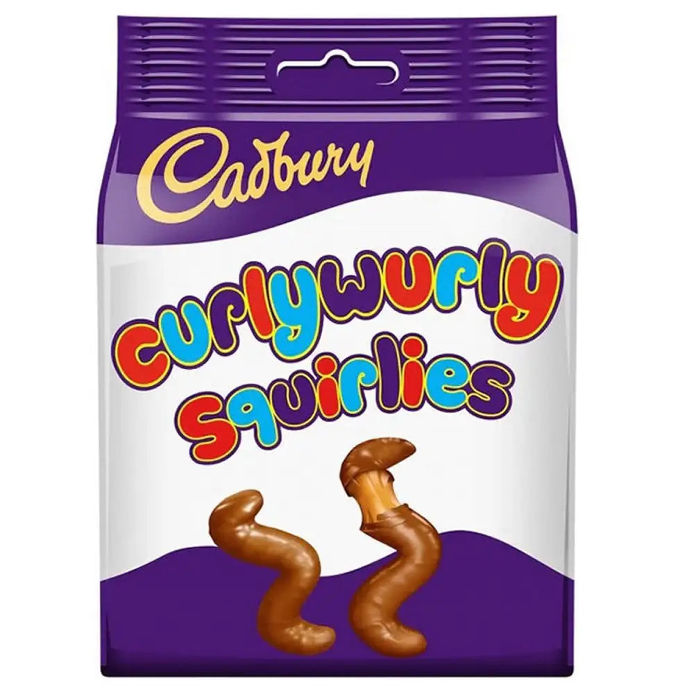 Cadbury Curly Wurly Squirlies Chocolate Bag 110g