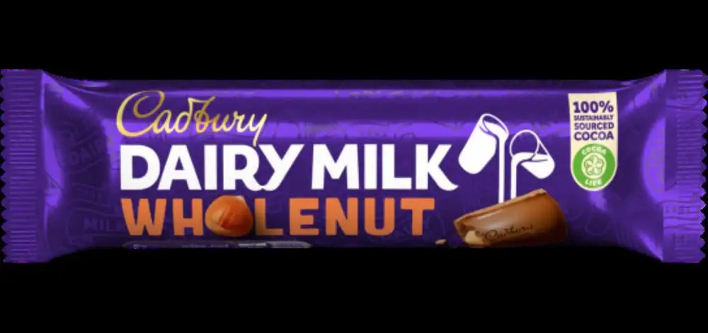 C'bury Dairy Milk Whole Nut Bar 45g