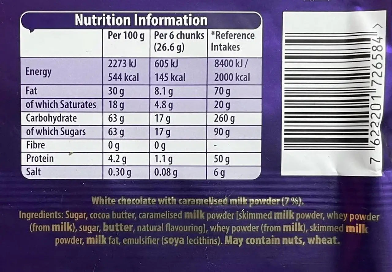 C'bury Caramilk Golden Caramel Chocolate 160g