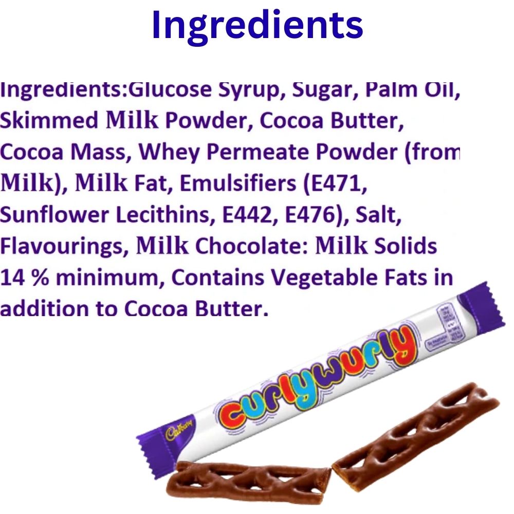 C'bury Curly Wurly Chocolate 4pk 86g