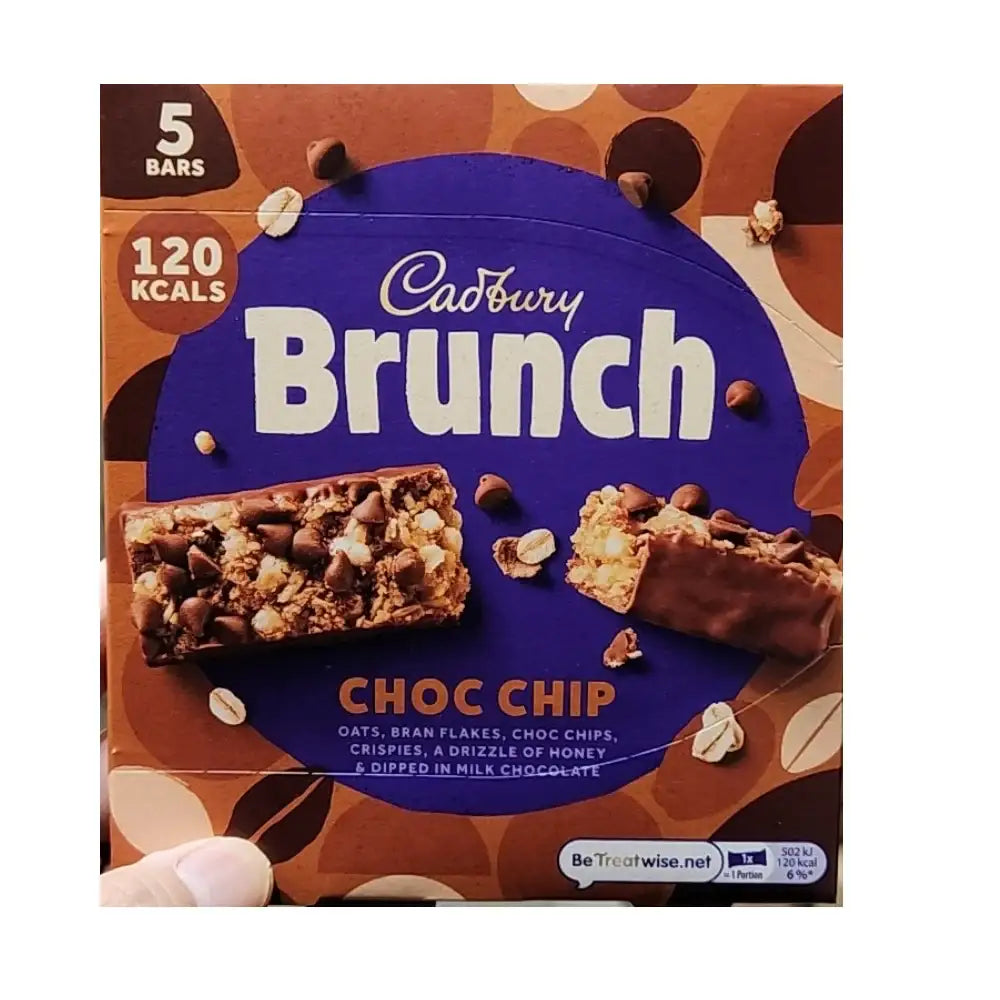 Cadbury Brunch Bar Choc Chip Chocolate 140g