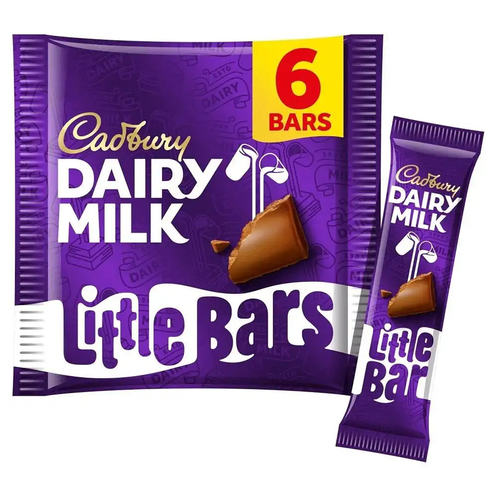 C'bury Dairy Milk Little Bars 6pk 108g