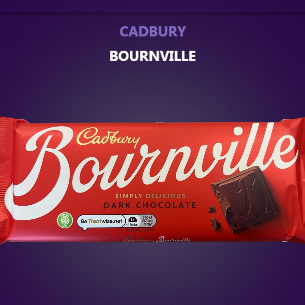 C'bury Bournville Classic Dark Chocolate 180g