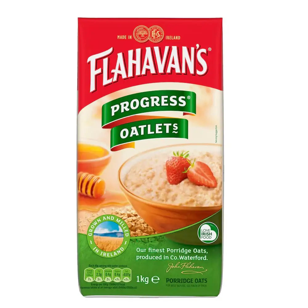 Flahavan’s Progress Oatlets Porridge Oats 1kg