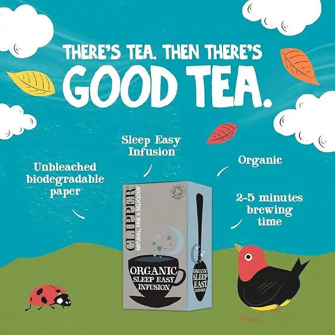 Clipper Organic Sleep Easy Infusion Tea - 20 Unbleached Bags - 40g