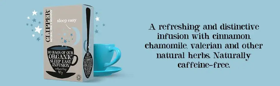 Clipper Organic Sleep Easy Infusion Tea - 20 Unbleached Bags - 40g