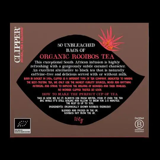 Clipper Organic Rooibos infusion 80 Tea Bags 160g