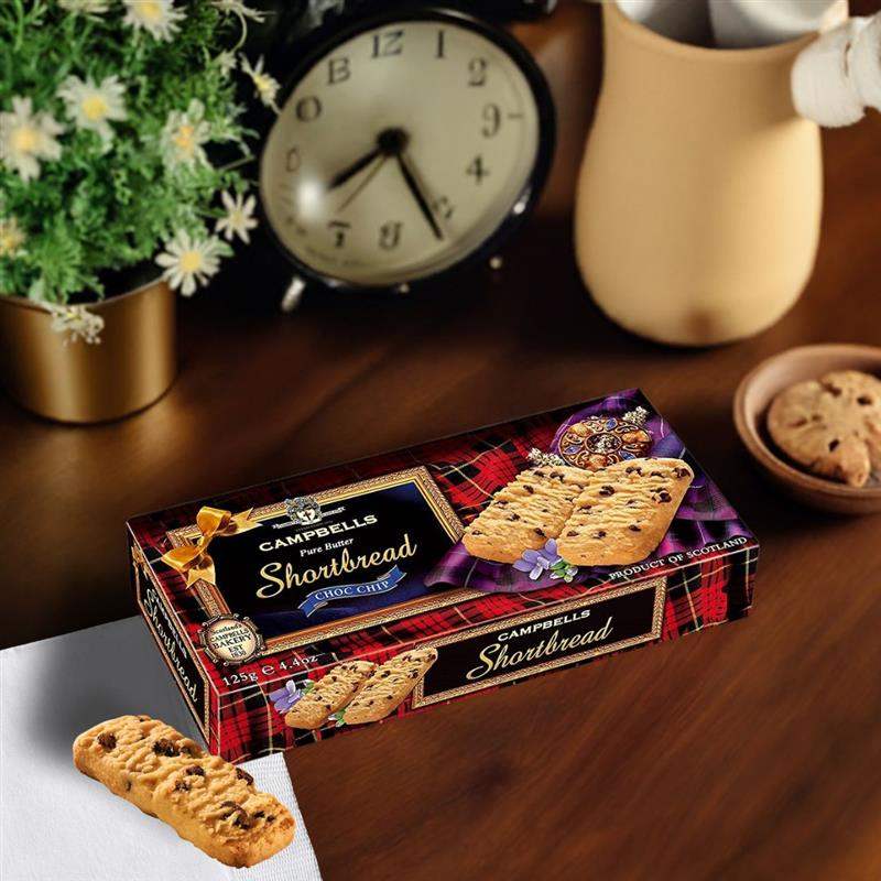 Campbells Shortbread Chocolate Chip 125g