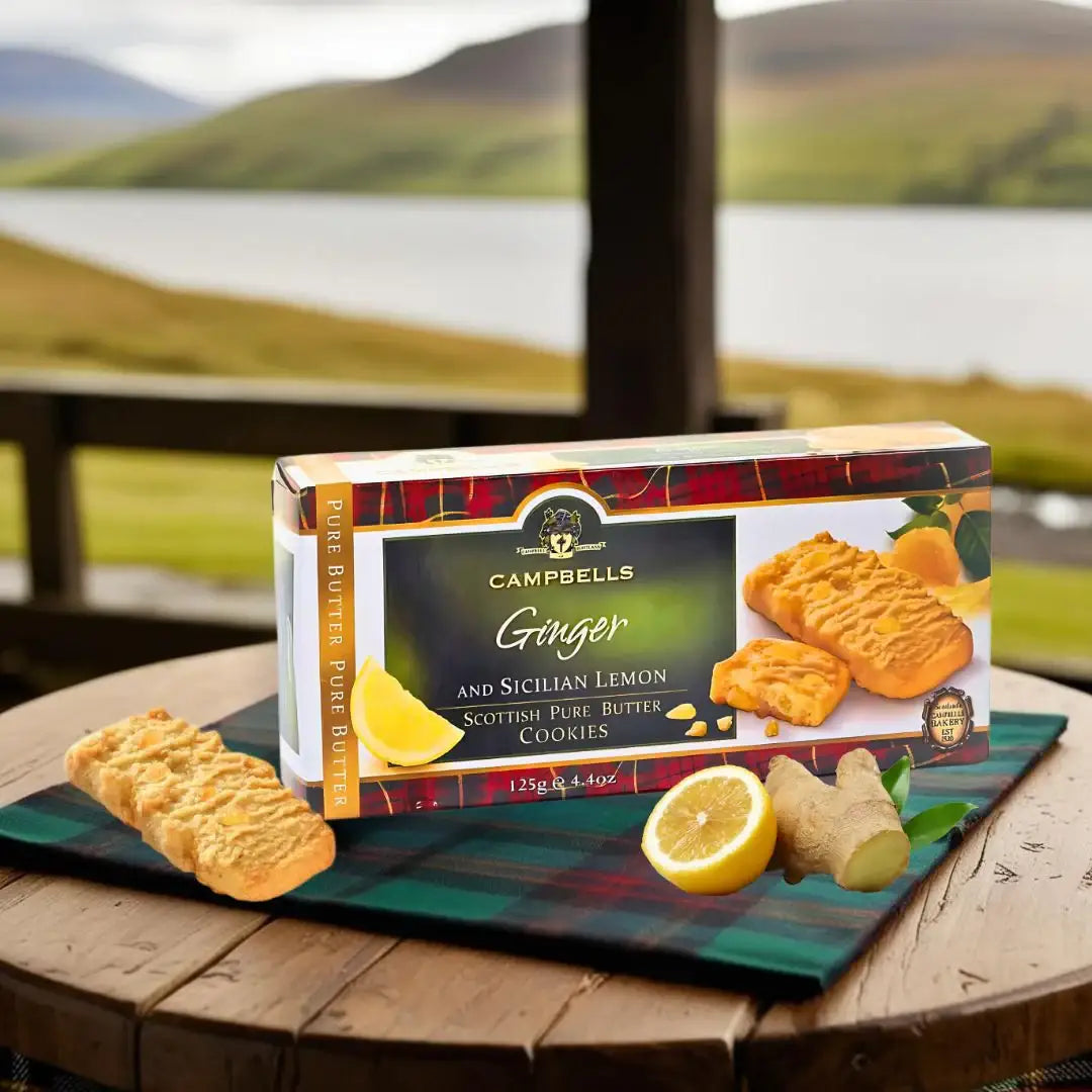 Campbells Shortbread Ginger & Lemon 125g